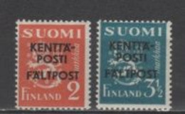 (S1582) FINLAND, 1943 (Military Stamp). Complete Set. Mi ## M4-M5. MNH** - Militaires