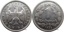 Allemagne - IIIe Reich - 1 Reichsmark 1936 G RARE - TTB+/AU50 - Mon3896 - 1 Reichsmark