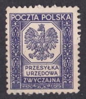 Pologne - Service   Y & T N ° 19  Neuf Sans Gomme - Dienstzegels