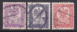 Pologne - Service   Y & T N °  17   19  Et  20  Oblitérés - Service