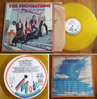 RARE French LP 33t RPM (12") THE FOUNDATIONS «Rock Music From Britain Of The 60's» (Limited Yellow, 1979) - Ediciones De Colección