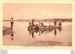 UNE PIROGUE SUR LE LAGONE ENTRE MOUNDOU ET LAI - Centrafricaine (République)