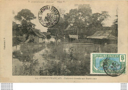 CONGO FRANCAIS FACTORERIE INONDEE AUX HAUTES EAUX COLLECTION J.F. - French Congo