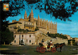 Espagne - Espana - Islas Baleares - Palma De Mallorca - La Catedral - La Cathédrale - Chevaux - CPM - Voir Scans Recto-V - Palma De Mallorca