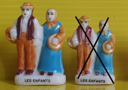 Fève Santon De  Crèche  - Les Enfants - Grand Modèle - Santons