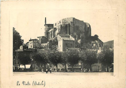 07 - La Voulte Sur Rhone - Le Vieux Château Vu De La Place Des Ecoles  - Animée - Mention Photographie Véritable - Carte - La Voulte-sur-Rhône