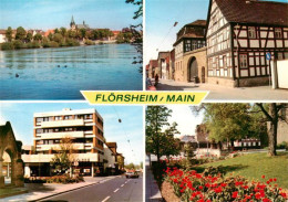 73884058 Floersheim Main Fachwerkhaeuser Mainpartie Strasse Park Floersheim Main - Flörsheim