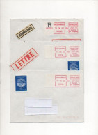 FRANCE.1982. "PHILEXFRANCE 82". G1 PC92954. TROIS LETTRES (ayant VOYAGE). - Lettres & Documents