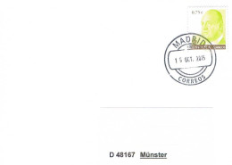 Spanien Tagesstempel Madrid - Correos, Zentrale Verwaltung Der Post - Cartas & Documentos