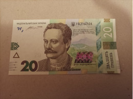 Billete UCRANIA, 20 HYRVEN, Año 2016, Conmemorativo 160 Aniversario, UNC - Ucraina