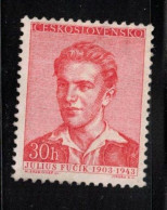 CZECHOSLOVAKIA Scott # 873 Used - Julius Fucik - Used Stamps