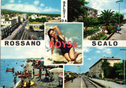 Calabria-cosenza-rossano Scalo Stazione Ferroviaria Littorina Saluti Da Rossano Scalo Pin Ups Vedute Pin Up Anni 60 - Other & Unclassified