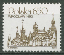 Polen 1981 Stadtansichten Stadt Breslau 2737 Postfrisch - Neufs