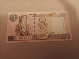 Billete De Chipre De 1 Libra, Serie A, Año 1997, UNC - Chypre