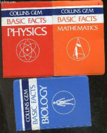 COLLINS GEM - BASIC FACTS - Lot De 3 Volumes : Biology + Mathematics + Physics - Collins Revision Aids - JONES CHRISTOPH - Lingueística