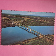 FREDERICTON New Brunswick - Vue Aérienne Du Pont Princess Margaret CPSM Petit Format - Fredericton