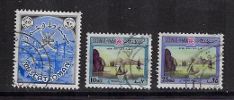 0MAN 1966,1972  SCOTT #98,140,142   USED - Oman