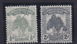 GILBERT & ELLIS ISLANDS 1911 - Canceled - Sc# 1, 3 - Altri - Oceania