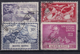 HONGKONG 1949 - Canceled - Mi# 173-176 - Used Stamps