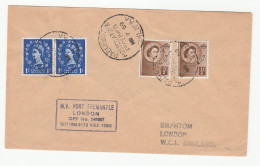 1959 DOMINICA Stamps PAQUEBOT COVER To GB Ship Halifax - Dominica (...-1978)