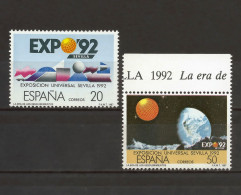 ESPAÑA 1987—EXPO SEVILLA '92 ** 2875A/2876A, YT 2543/2544, Mi 2808/2809. 2ª Emisión - Neufs