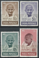 1948 India Mahatma Gandhi 4v. MNH SG N. 305/08 - Altri & Non Classificati