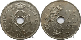 Belgique - Royaume - Albert Ier - 25 Centiemen 1921 - SUP/MS60 - Mon6102 - 25 Centimes