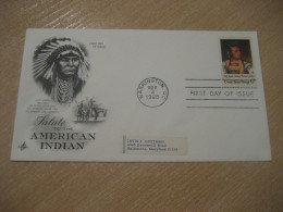 WASHINGTON 1968 Chief Warrior Joseph Nez Perce American Indians Indian FDC Cancel Cover USA Indigenous Native History - Indiens D'Amérique