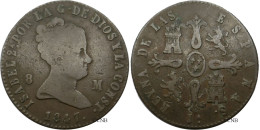 Espagne - Royaume - Isabelle II - 8 Maravedis 1847 Jubia - TB/VF25 - Mon5783 - First Minting