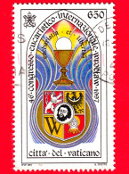 VATICANO - Usato - 1997 - 46º Congresso Eucaristico Internazionale - Calice, Ostia Consacrata E Stemma Di Wroclaw - 650 - Gebruikt