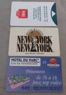 Cle D Hoyel  IBIS STRASBOURG  / NEW YORK  / FUTUROSCOPE - Hotel Key Cards