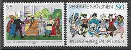 1987 NATIONS UNIES VIENNE 75-76** Folklore, Danses - Neufs