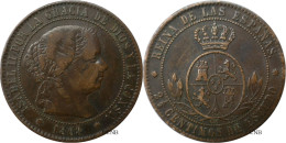 Espagne - Royaume - Isabelle II - 2 1/2 Centimos De Escudo 1868 OM étoile 8 Branches - TTB/XF45 - Mon6335 - Erstausgaben
