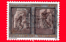 VATICANO - Usato - 1999 - Apertura Della Porta Santa In S. Pietro - Annunciazione E Angelo - 300 - Used Stamps