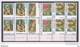 SAN  MARINO:  1975  ANNO  SANTO  -  S. CPL. 5  VAL. BL. 4  N. -  SASS. 938/42 - Blocks & Sheetlets