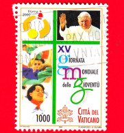 VATICANO - Usato - 2000 - 15ª Giornata Mondiale Della Gioventù - Giovanni Paolo II E Giovani - 1000 - Gebruikt