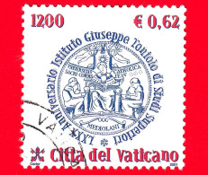 VATICANO - Usato - 2001 - 80 Anni Dell'istituto Giuseppe Toniolo Di Studi Superiori E Dell'università Cattolica - 0.62 - Oblitérés