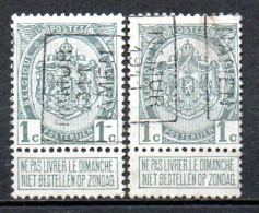 1642 Voorafstempeling Op Nr 81 - NAMUR 1911 NAMEN - Positie A & B - Roulettes 1910-19