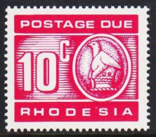 1970. RHODESIA. POSTAGE DUE 10c Never Hinged. (Michel Porto 15) - JF545290 - Rhodesien (1964-1980)