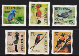 1971. RHODESIA. Birds Of Rhodesia. Complete Set With 6 Stamps Never Hinged. (Michel 108-113) - JF545305 - Rhodésie (1964-1980)