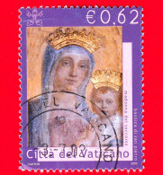 VATICANO - Usato - 2002 - Madonna Nella Basilica Vaticana - Madonna Del Soccorso - 0.62 - Oblitérés