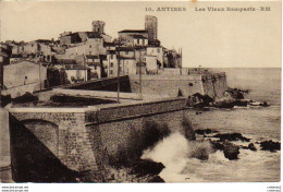 06 ANTIBES N°10 Les Vieux Remparts En 1937 Rostan Et Munier éditions D'art Nice - Antibes - Les Remparts