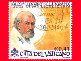 VATICANO - Usato - 2002 - Millenario Della Nascita Di Papa Leone IX - Ritratto Di Leone IX - 0.41 - Usados