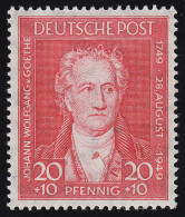 Bizone 109 Goethe 20 Pf. ** Postfrisch - Mint