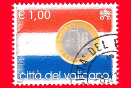 VATICANO - Usato - 2004 - Moneta Europea - Olanda  - 1.00 - Oblitérés