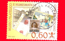 VATICANO - Usato - 2007 - Nuovo Museo Filatelico E Postale - Francobolli Del Vaticano - 0,60 - Used Stamps