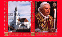 VATICANO - Usato - 2007 - 80º Genetliaco Di Papa Benedetto XVI - Ritratto Di Papa Benedetto XVI - 0,60 € - Used Stamps