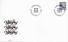 2002. DANMARK. 10,50 Lions On FDC 2.1.2002.  (Michel 1298) - JF544768 - Briefe U. Dokumente