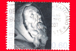 VATICANO - Usato - 2007 - 5º Centenario Della Morte Di S.Francesco Di Paola - Scultura -  0.60 - Used Stamps