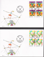 2002. DANMARK. EUROPA Circus Complete Set In 4blocks On FDC 15.5.2002.  (Michel 1310-1311) - JF544777 - Briefe U. Dokumente